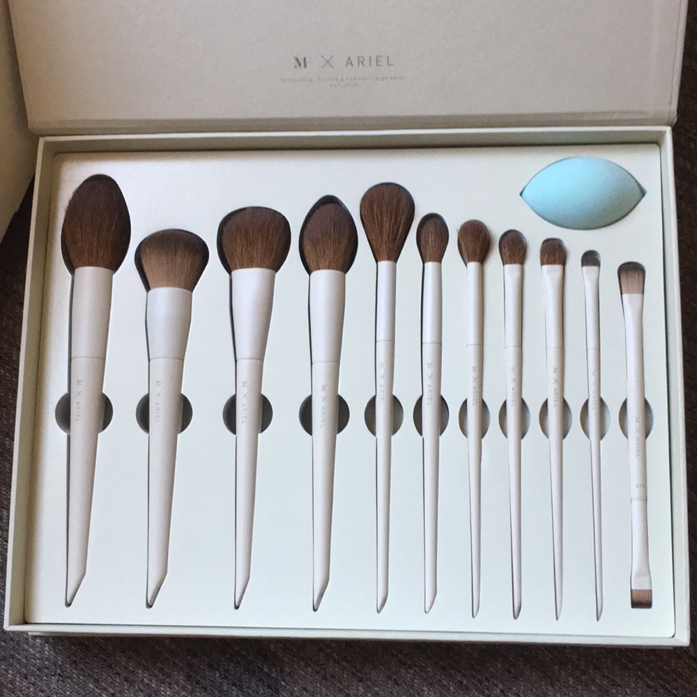 Morphe x Ariel signature Eye and face brush set BNIB